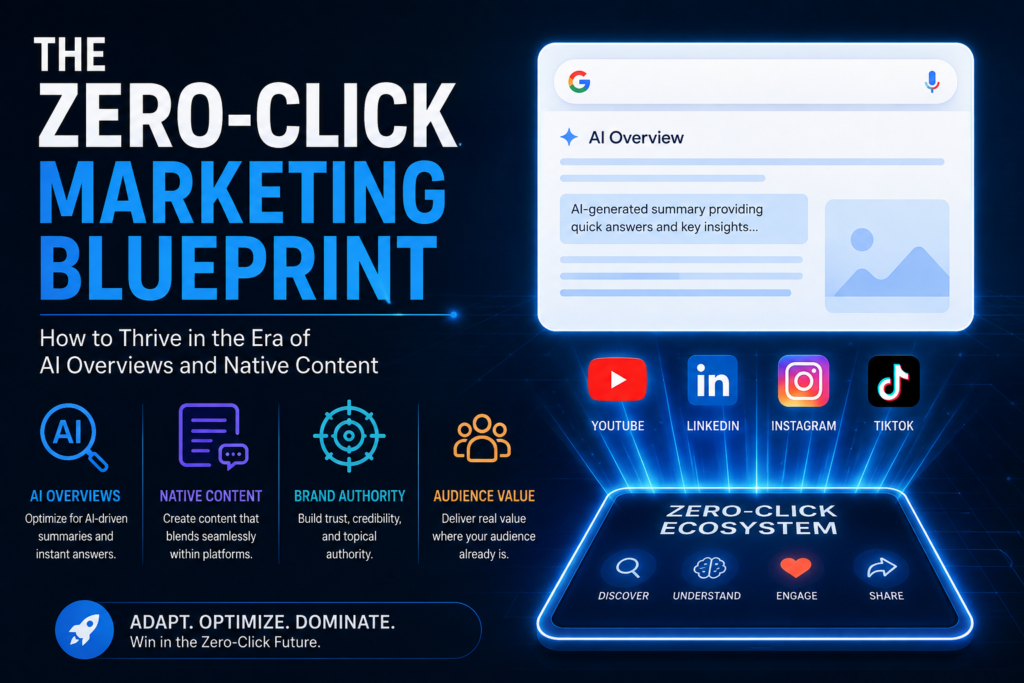 The Zero-Click Marketing Blueprint: How to Thrive in the Era of AI Overviews and Native Content
